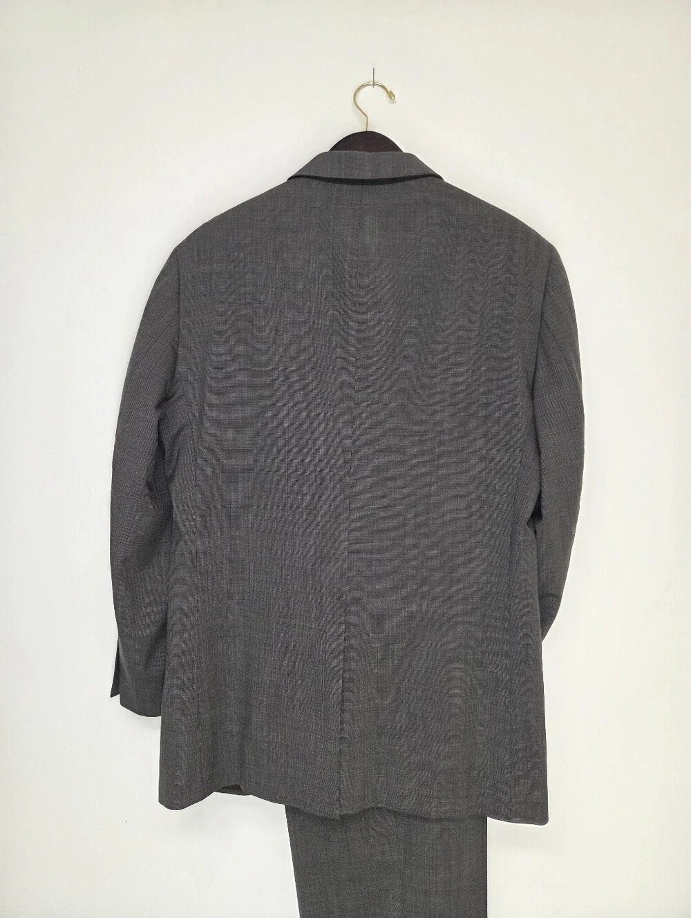 Jos. A. Bank 42R 36R Olive Green 2pc Suit 100% Wool Notch Lapel